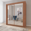 120 cm Milan Full Mirror Sliding Door Wardrobe
